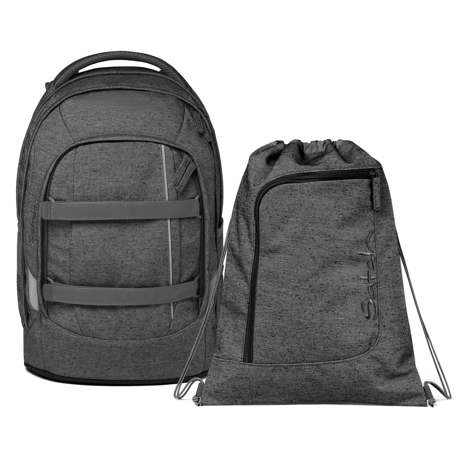 Satch Pack Collected Grey E Zero Special Edition Schulrucksack Set 2tlg.
