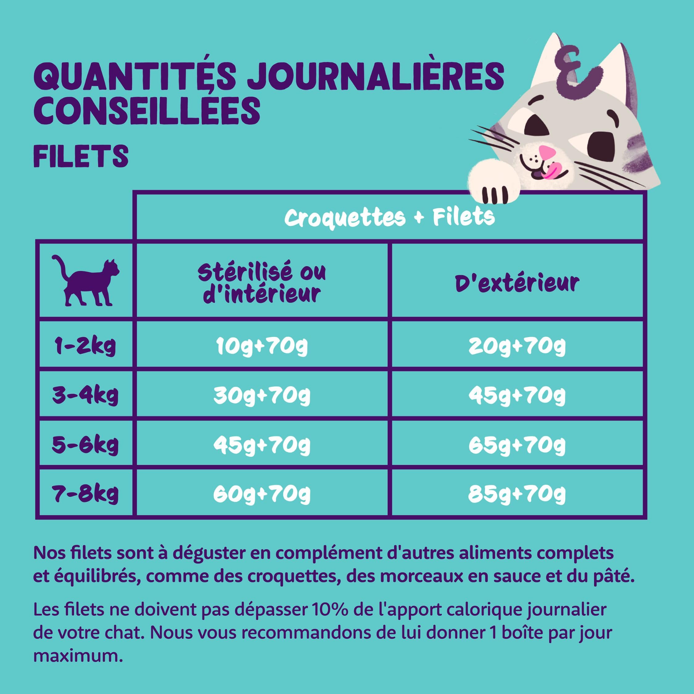 Edgard & Cooper Filet pour Chat Adulte Filet Chat Sans céréales Nourriture Naturelle Lot 24 x 70g Thon frais, Alimentation Saine savoureuse et équilibrée
