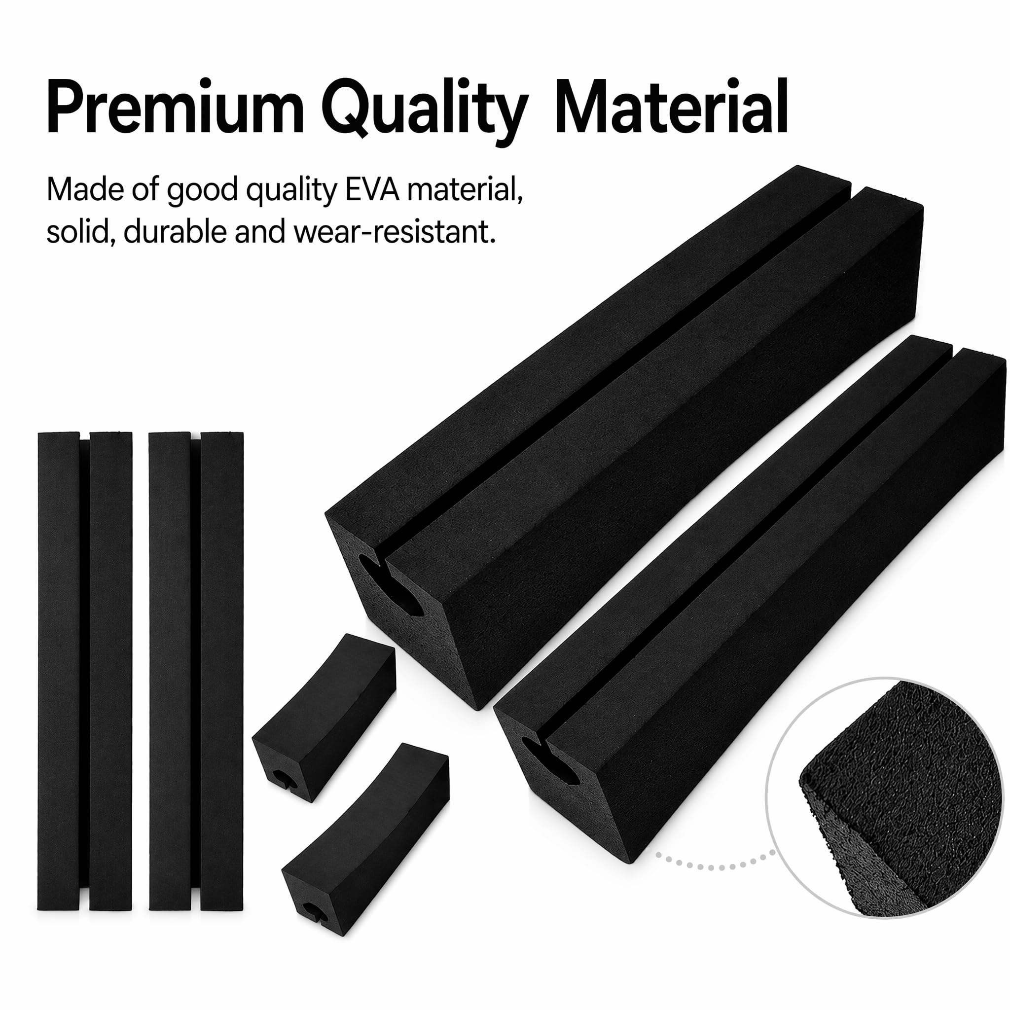 Portaequipajes para Coche, Almohadillas Universales para Portaequipajes Suaves, Portaequipajes Universal para Surf, Kayak, Tabla de Remo, Canoa, de Portaequipajes,