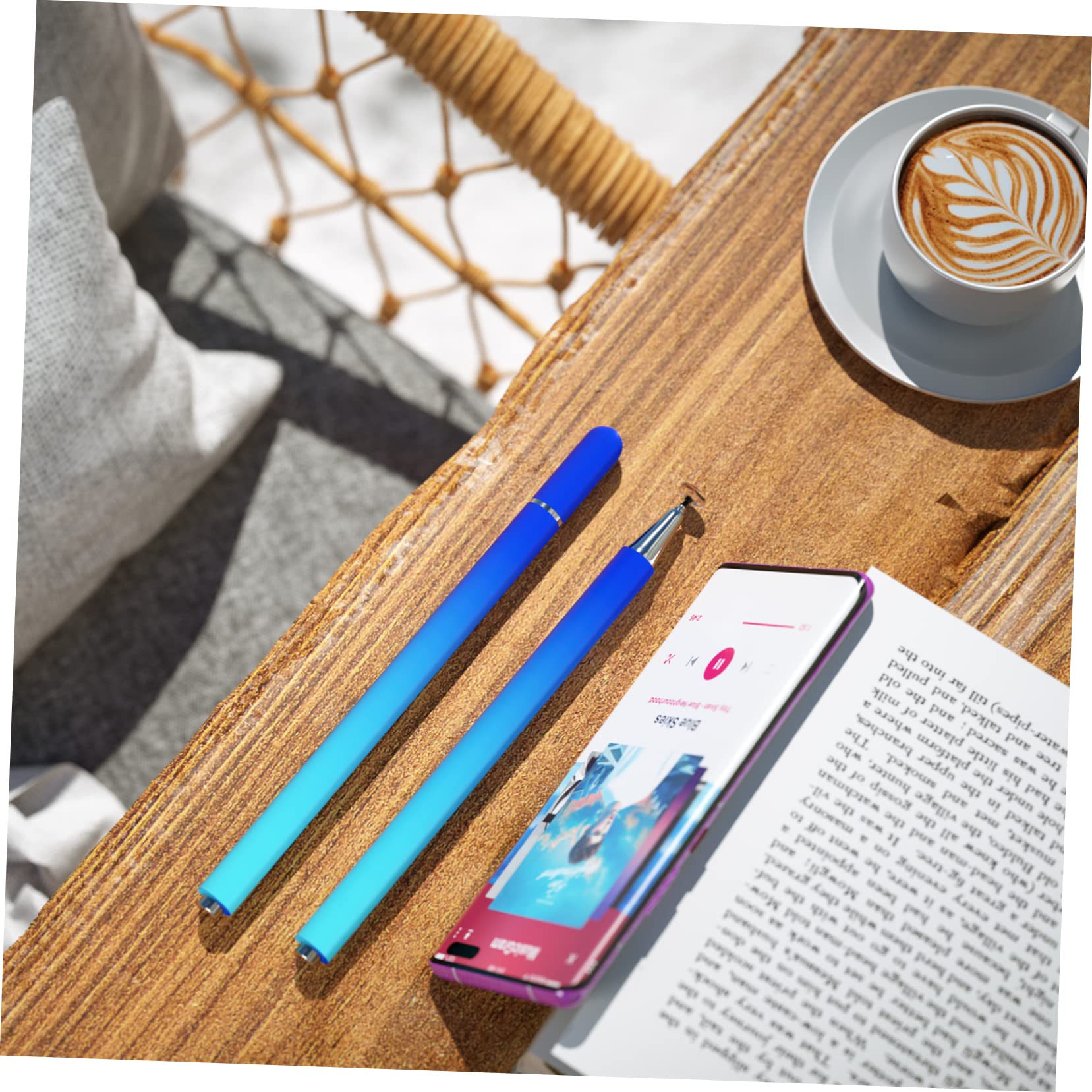 Uonlytech 3pezzi Penna Capacitiva Multi-funzione Per Pennino Per Tablet e Smartphone Scrittura e Comfort Gradiente Compatibile Con e Cellulari