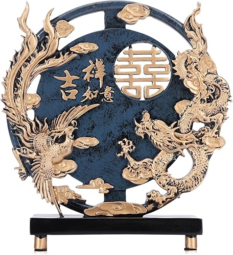 Estatua de resina de arte abstracto moderno, escultura azul para decoración del hogar, estatua estética redonda única de la suerte para sala de disponible en Yaxa El Salvador