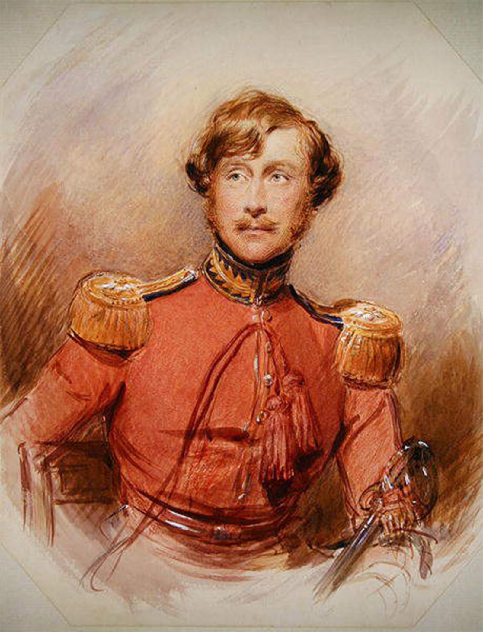 ARTXLXXBN Famous Painting Art Wall Decor Abstract Art Picture Portrait of Edward Charles Fletcher by George Richmond Animal Pictures for Home Decor 60x90cm