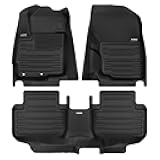 for Mitsubishi Eclipse Cross 2018-2026 Models - Custom Car Mats - Maximum Coverage, All Weather, Laser Measured - This Full Set Includes 1st and 2nd Rows