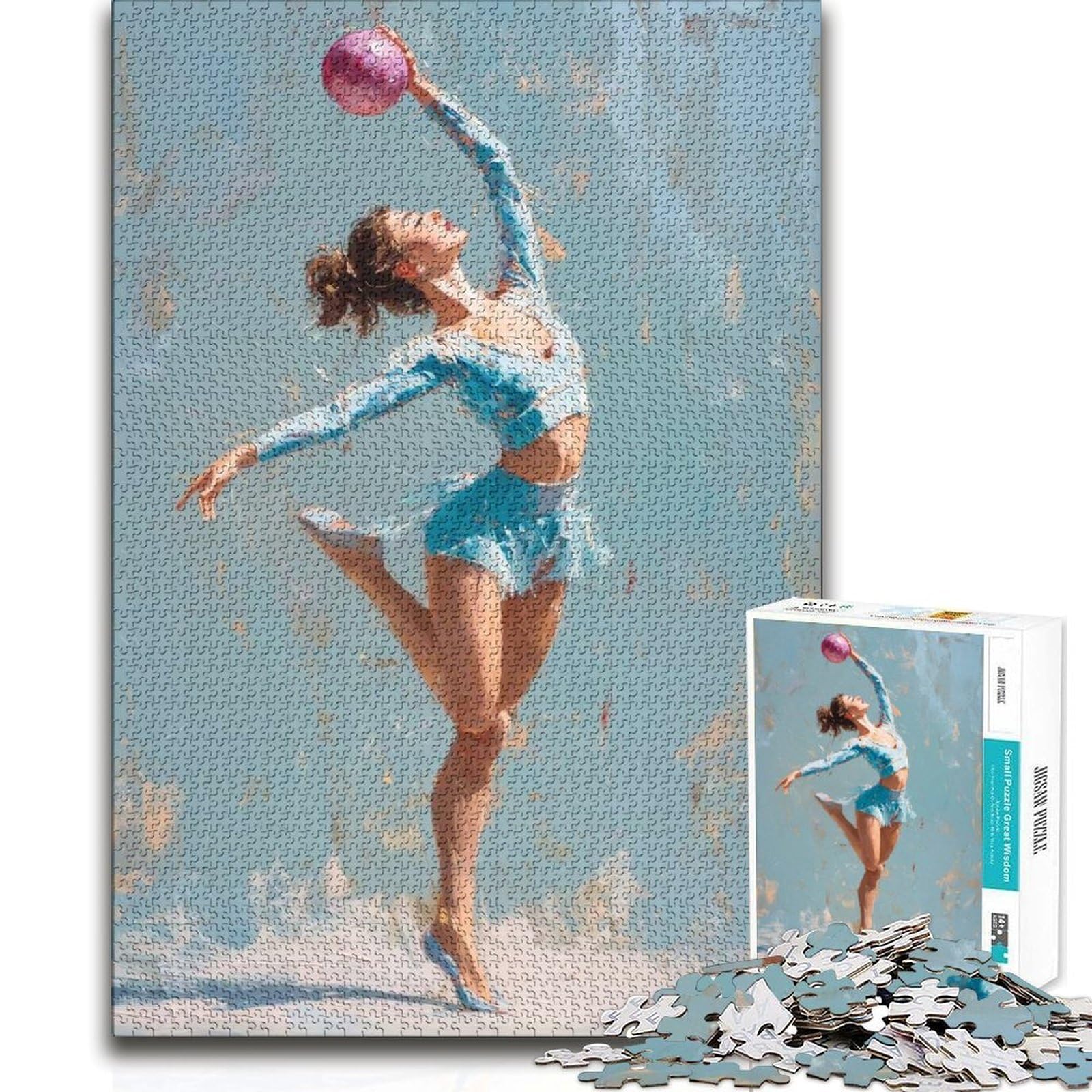Rompecabezas de 1000 Piezas, Rompecabezas para Adultos, desafiante, Juegos de Rompecabezas para Toda la Familia, Regalos para Mujeres, Regalos para Hombres, Tema: Ciudad Feliz