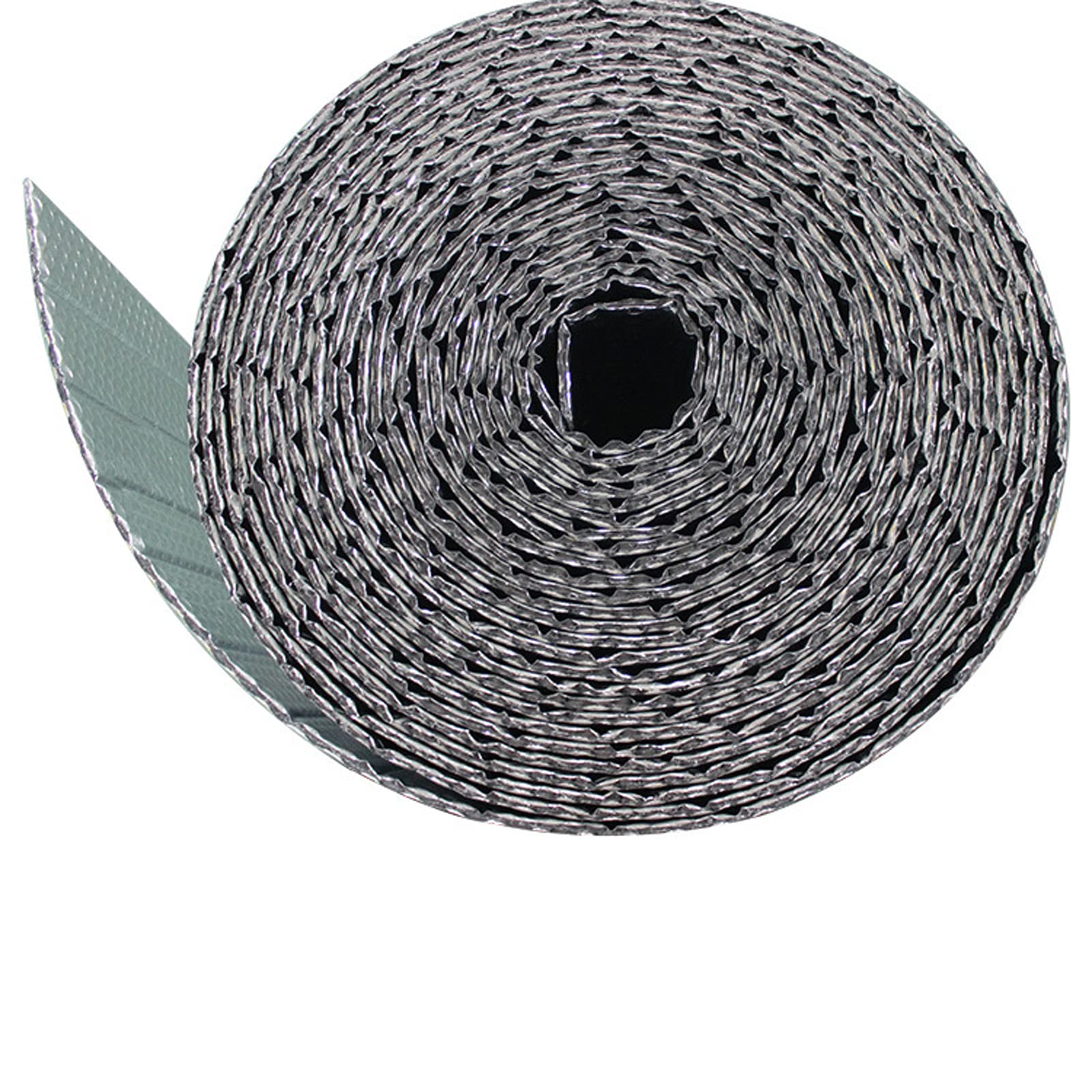 A Prueba De Humedad Aislamiento Termico Rollo Aislante Termico Aluminio Reflexivo Rollo Aislante Térmico De Aluminio Aislamiento Térmico Multicapa para Buhardilla Desván Par(Size:1 * 5m)
