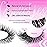 Fox Eye Lashes Wispy Eyelashes Natural Look Clear Band Lashes Fluffy Faux Mink Lashes Strip Natural False Lashes Pack by GVEFETIEE 8 Pairs