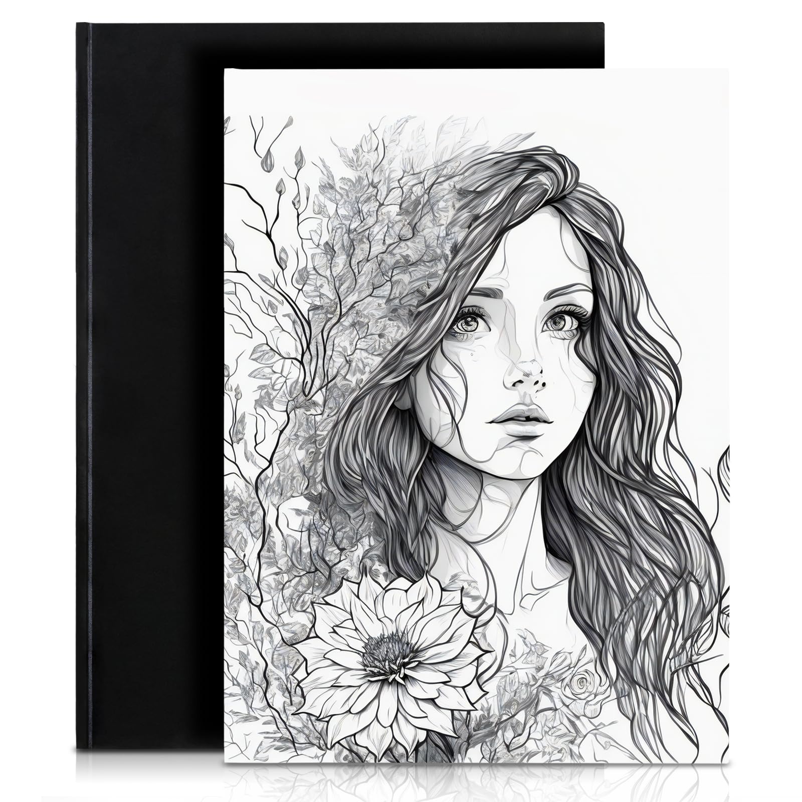 Tavolozza A3 (16.6"x11.7") Hardcover Sketch Book – 48 Pages of Heavyweight 102 lb/170gsm Acid-Free Drawing Paper – Durable, Smooth Surface for Dry Media, Painting & Sketching