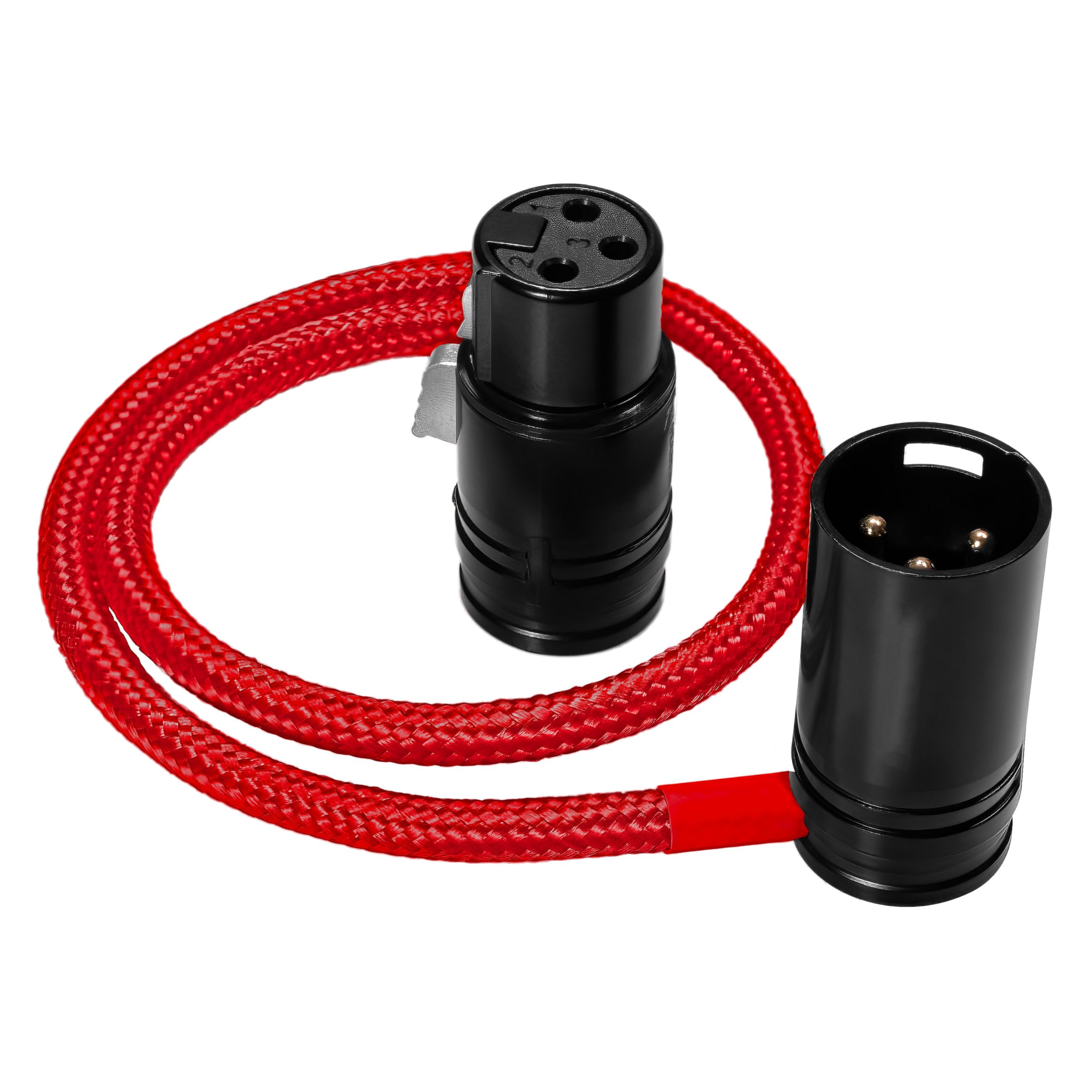 KONDOR BLUE | Cavo XLR dritto a basso profilo da 40,6 cm, ad angolo retto, 3 pin maschio a femmina, connettori ad angolo regolabile, audio bilanciato schermato per fotocamere, microfoni, mixer
