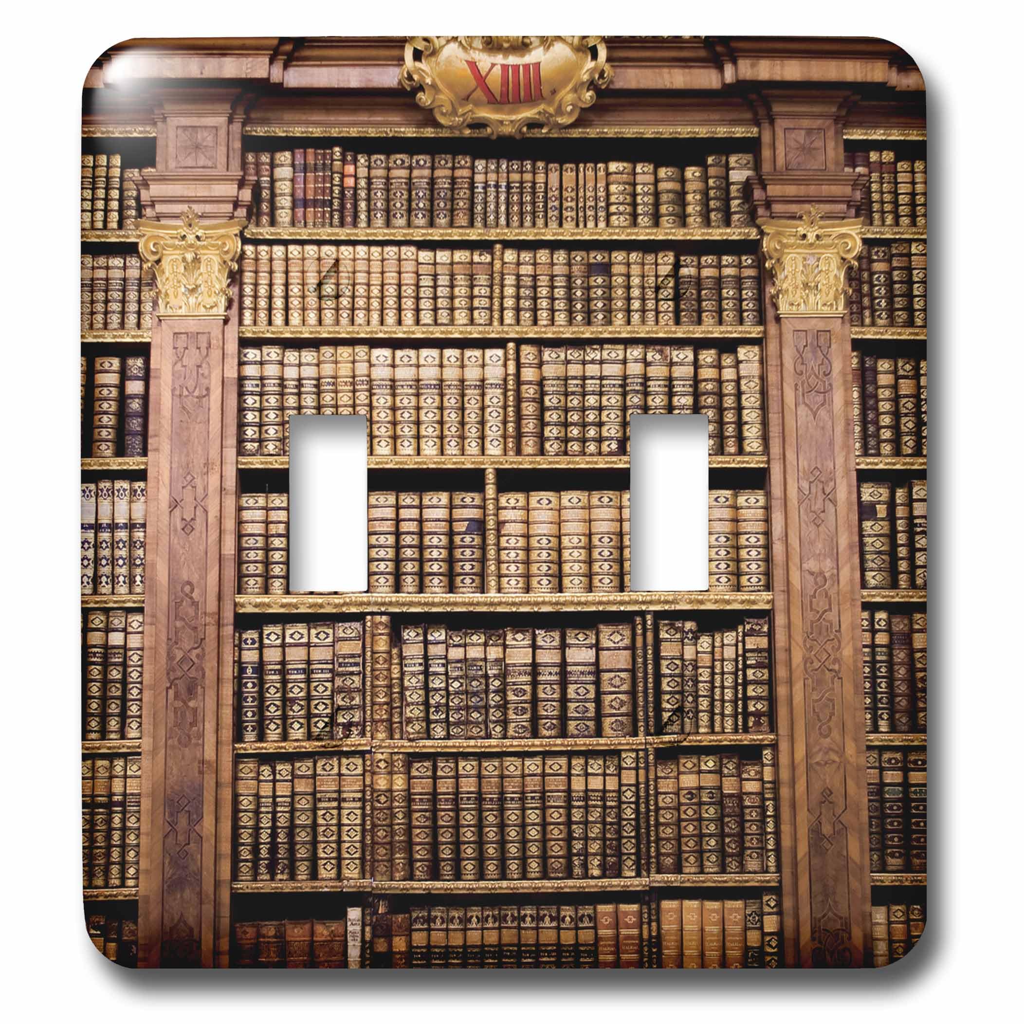 Interrupteur double à bascule pour créer une ambiance de bibliothèque ancienne