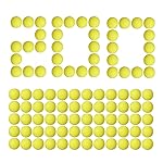 [200 Rounds] Nerf Rival Compatible Ammo by Little Valentine - Bulk Yellow Foam Bullet Ball Replacement Refill Pack for Nerf Rival Blasters (HIR, High-Impact Rounds - Yellow)