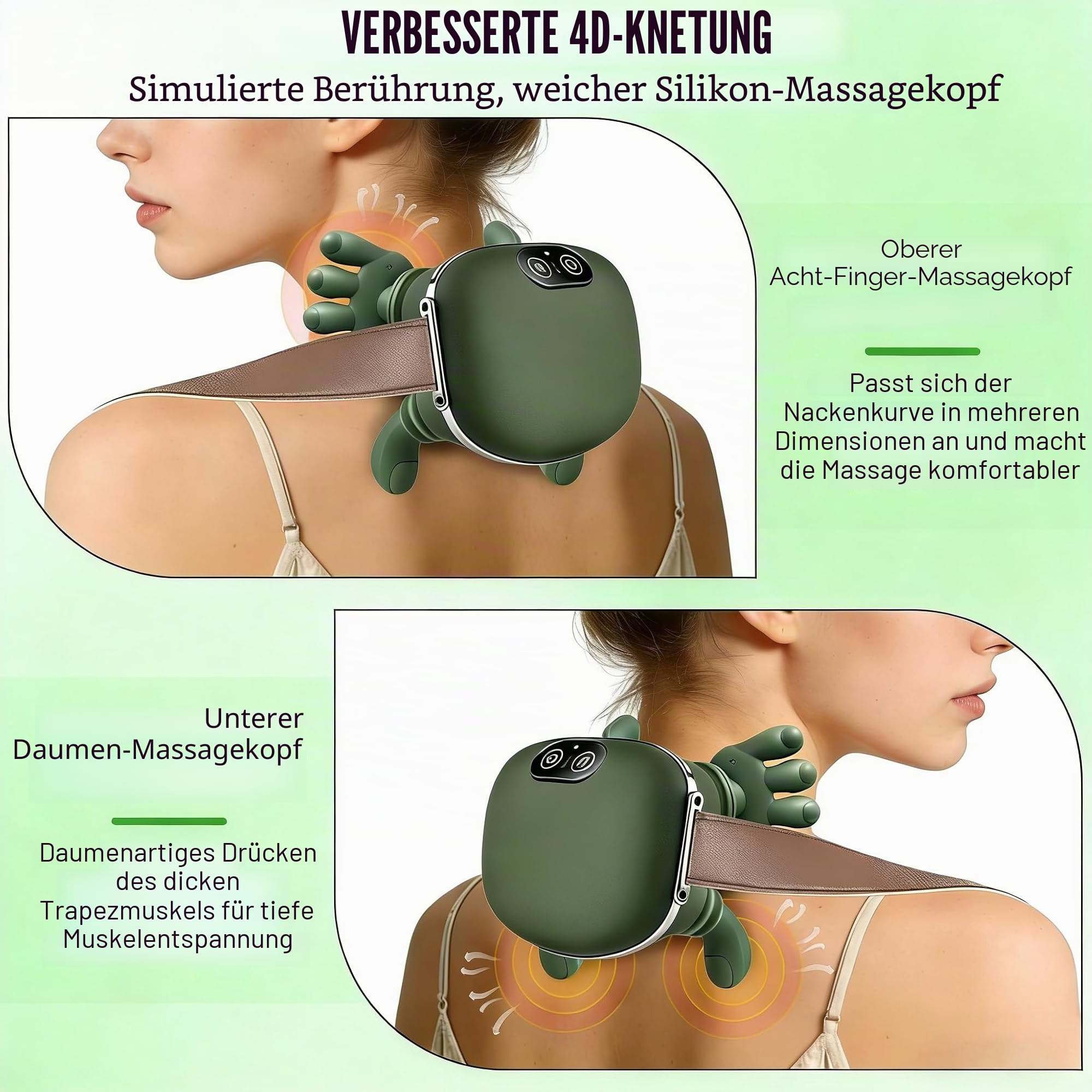 4D Bionische Hand Nacken und Schultermassagegerät