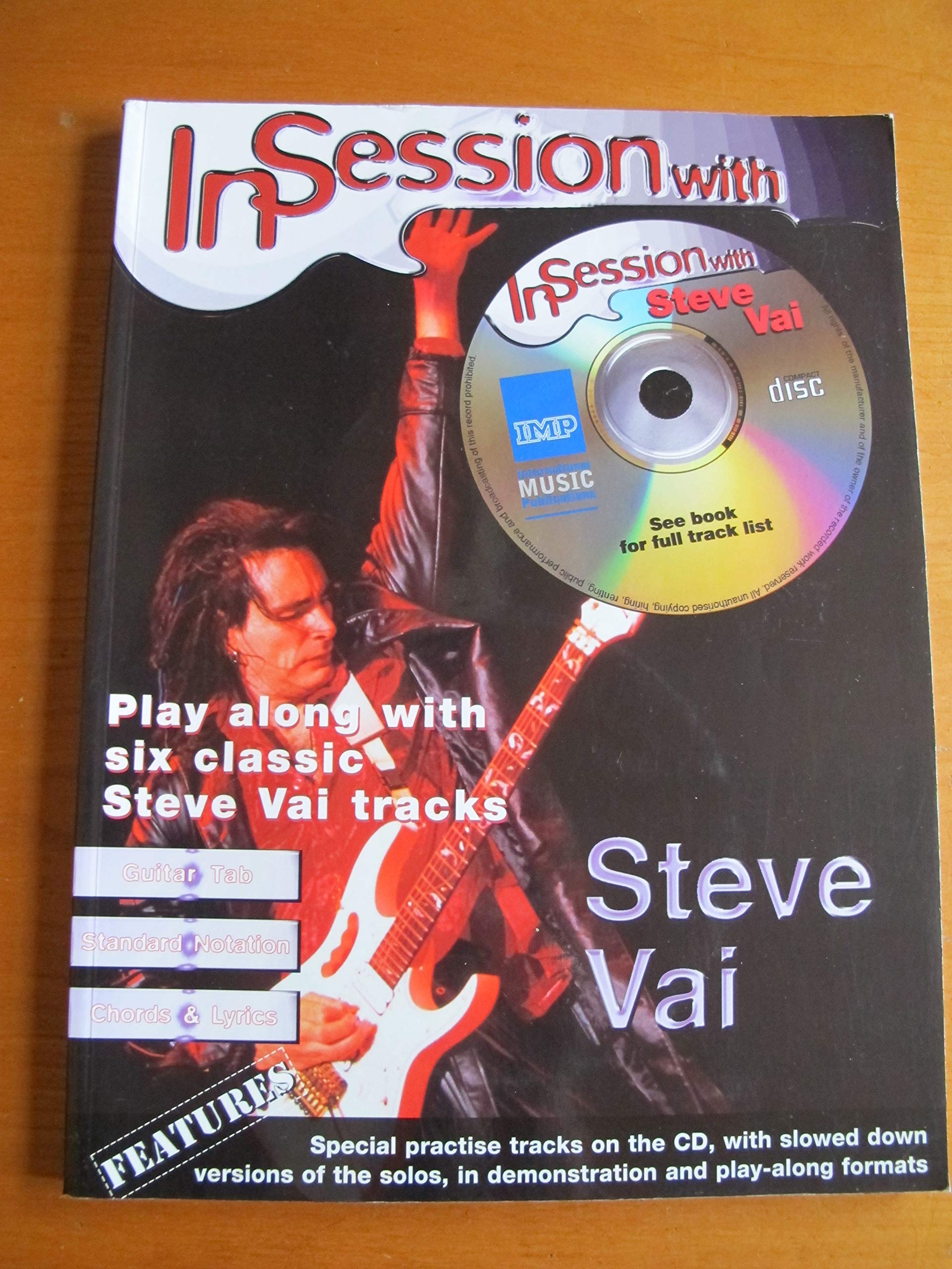 In Session with Steve Vai (Guitar Tab with Free Audio CD)