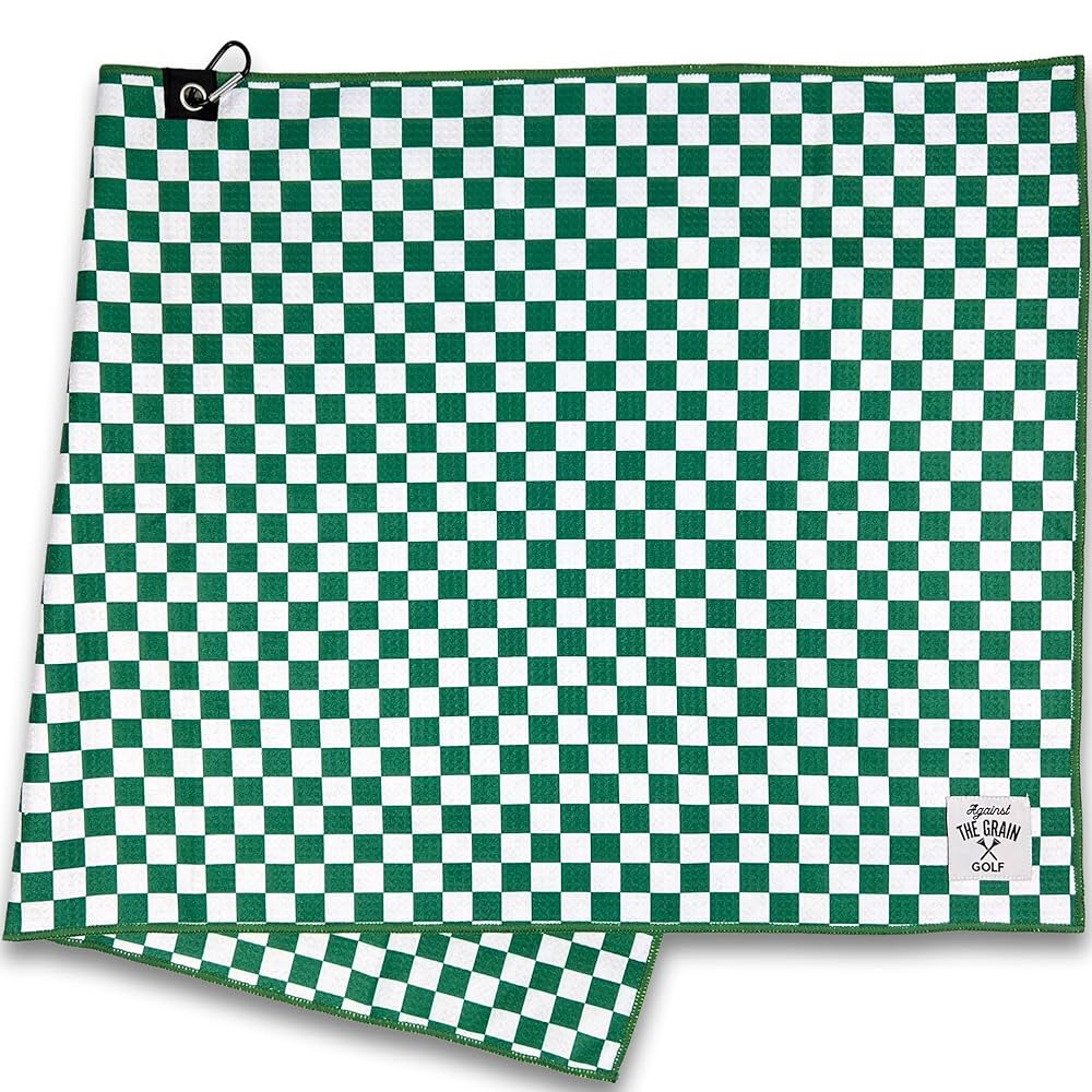 Amazon.com: Against The Grain Microfiber Golf Towel with