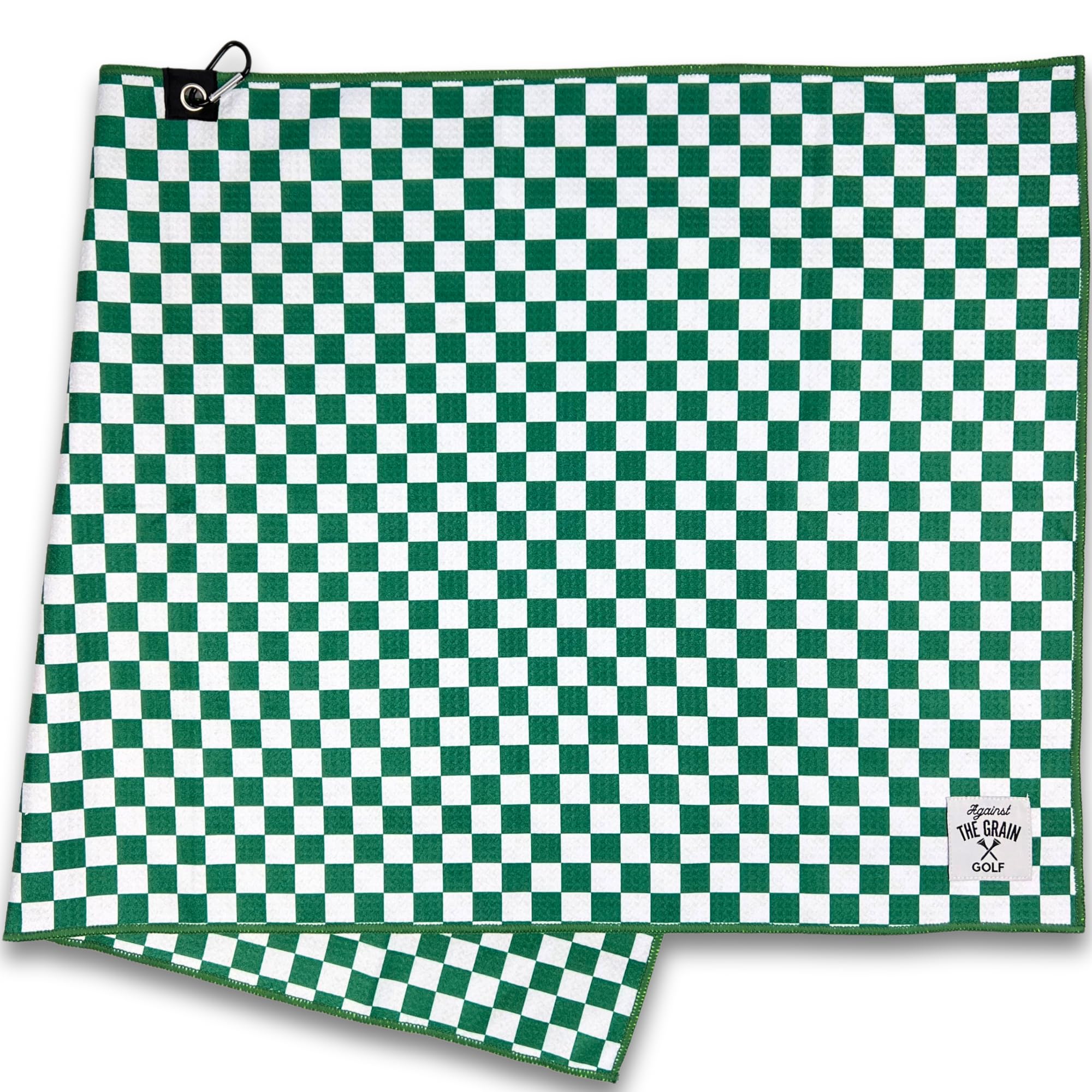 Amazon.com: Against The Grain Microfiber Golf Towel with Clip