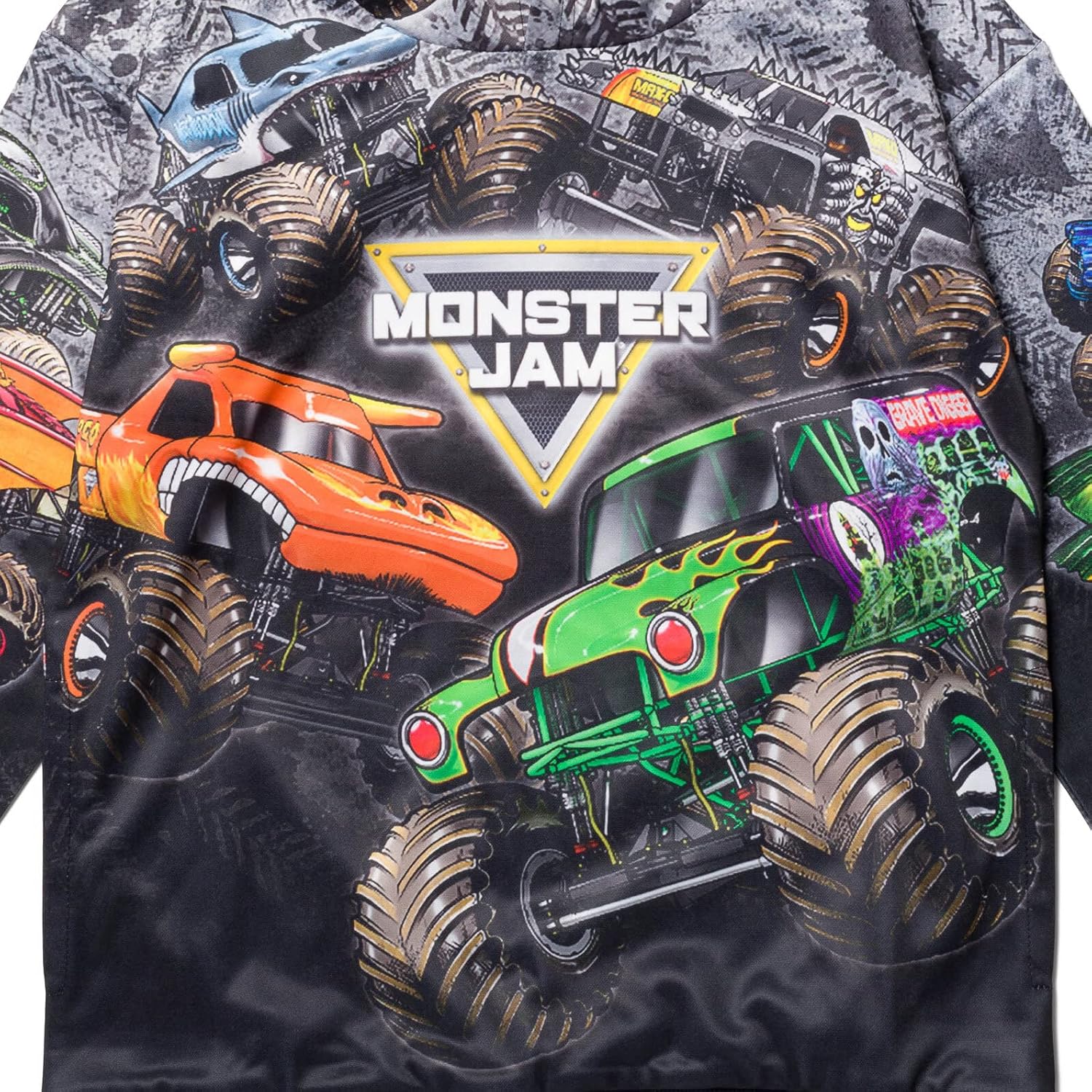 Monster Jam Fleece Hoodie Toddler to Big Kid