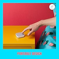 Vista 4 de WiZ Connected Botón inteligente portátil - Viene con 2 pilas alcalinas AAA - Interruptor de luz inalámbrico - Control con aplicación - 1 paquete