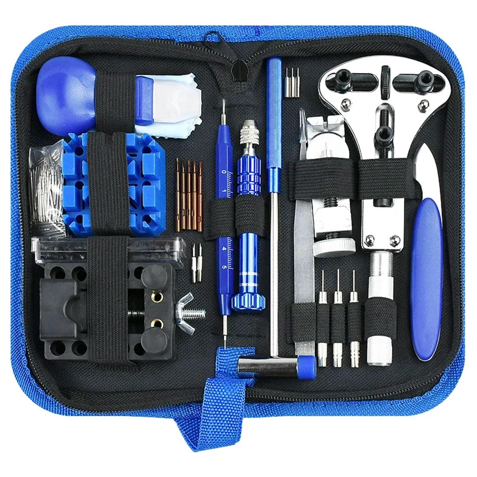 Kit de Herramientas de Cambio de Pilas for Reloj, 185 Uds., for Abrir Relojes, abridor de Carcasa Trasera, Herramienta de reparación de Relojes, Kit de relojero Profesional
