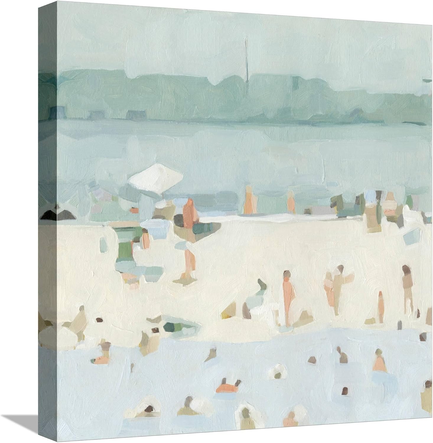 ART.COM Wall Art Print Sea Glass Sandbar I by Emma Scarvey, 16x16