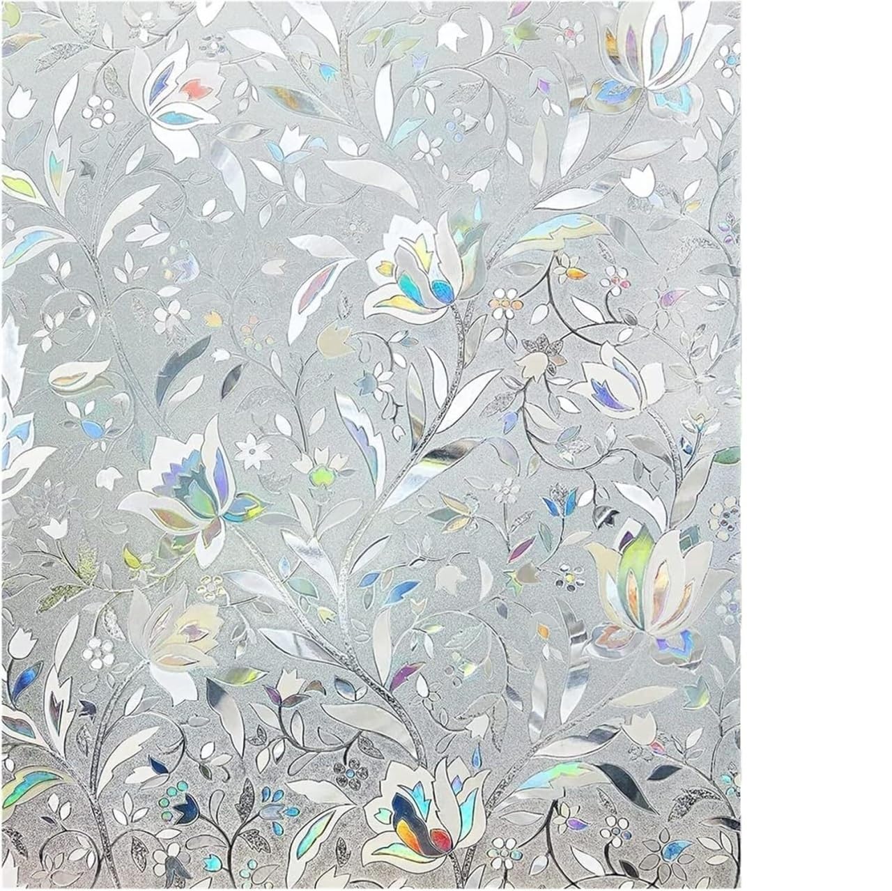Window Film Electrostatic Glass Stickers,Privacy Film, 3D Privacy Heat Blocking Multicolor Multiple Sizes(Auburn,90x200cm)
