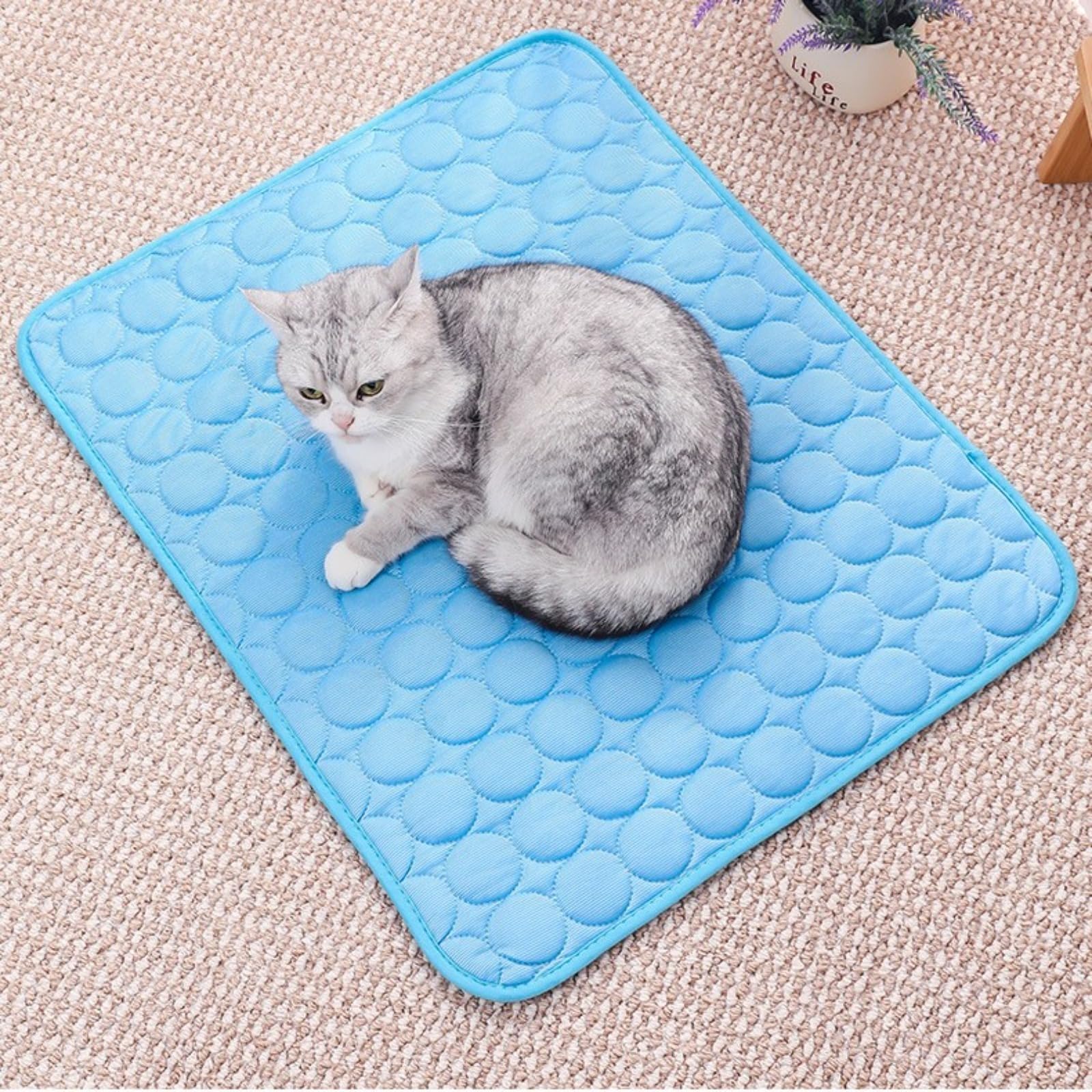 Générique Kühlmatte für Hunde, Pet Cooling Mat, wasserdicht und leicht zu reinigen, geeignet für kleine und große Haustiere, Frischematte für Katzen