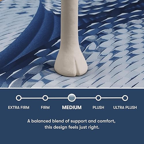 Miniatura 4 de Serta iComfort Aveda - Colchón de espuma viscoelástica tamaño mediano de 12 pulgadas, alivia la presión, enfriamiento y apoyo para un sueño