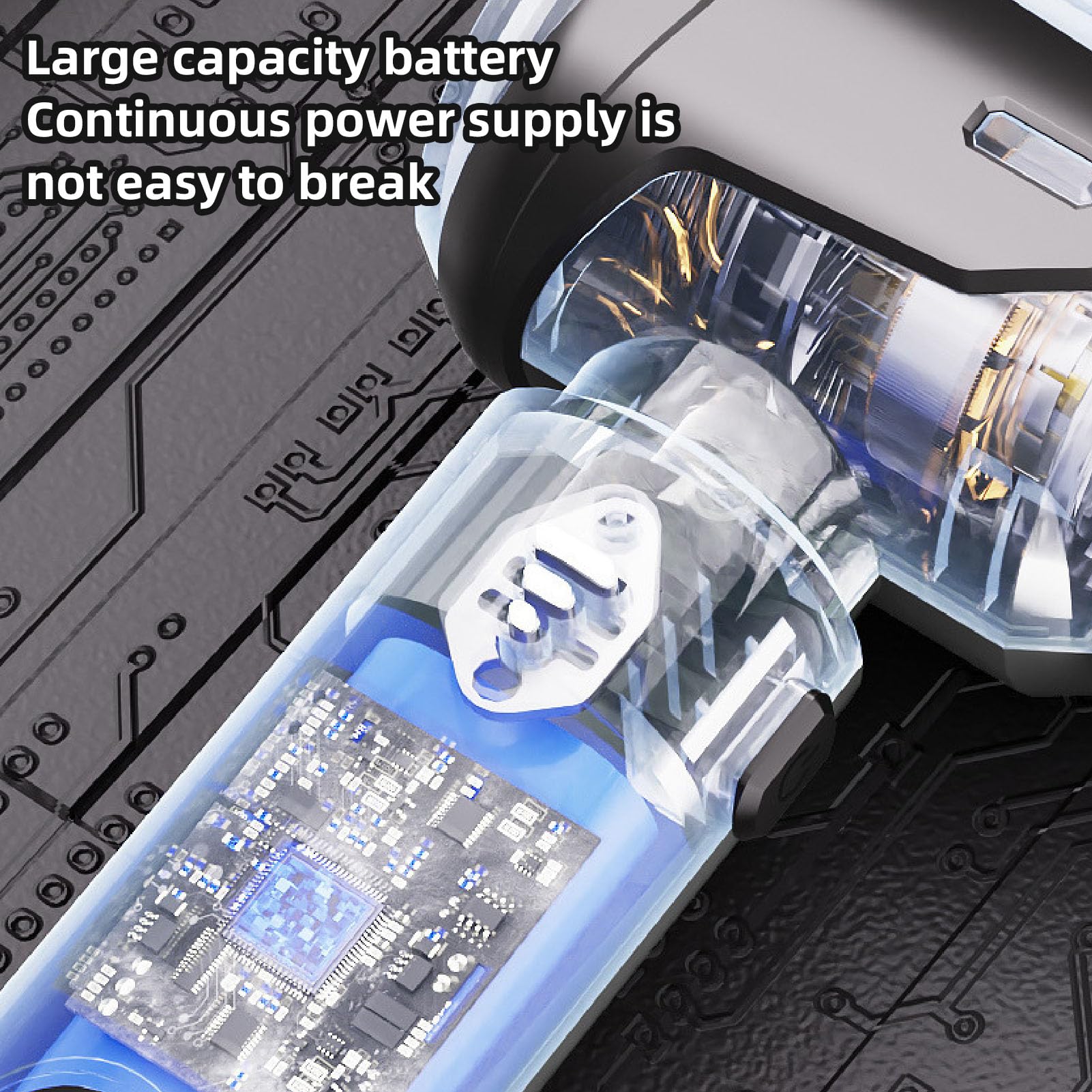 Aspiradora de Mano Inalámbrica para Coche, Aspiradora Portátil de Succión de Potencia de 6000 Mah, Soplador de Aire Pequeño de Mano sin Escobillas para Coche, Hogar, Oficina,