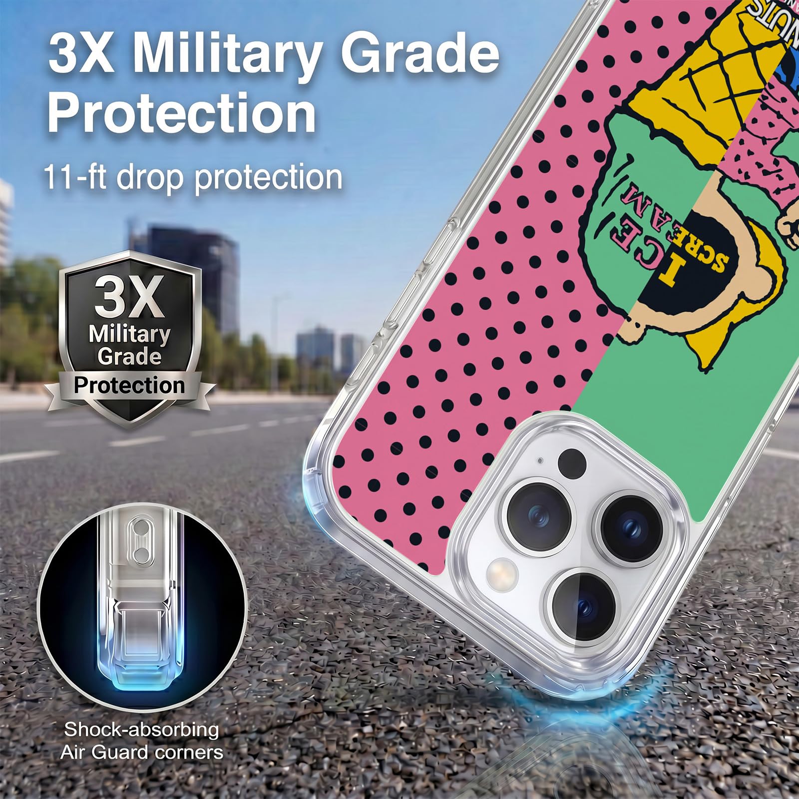 Head Case Designs Licenza Ufficiale Peanuts Sally Gelato metà E Risate Custodia in Gel [Protezione di Grado Militare] Compatibile con Apple iPhone 15 PRO Max E Compatibile con MagSafe