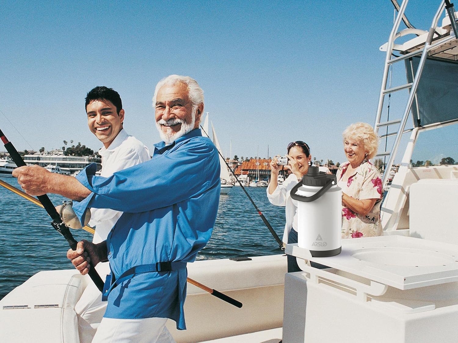 1 Gallon large Insulated Water Jug With Handle, One Gallon Insulated Water Bottle, 128oz Stainless Steel Water Jug, Big Thermos for Gym,Hiking,Camping&Travel