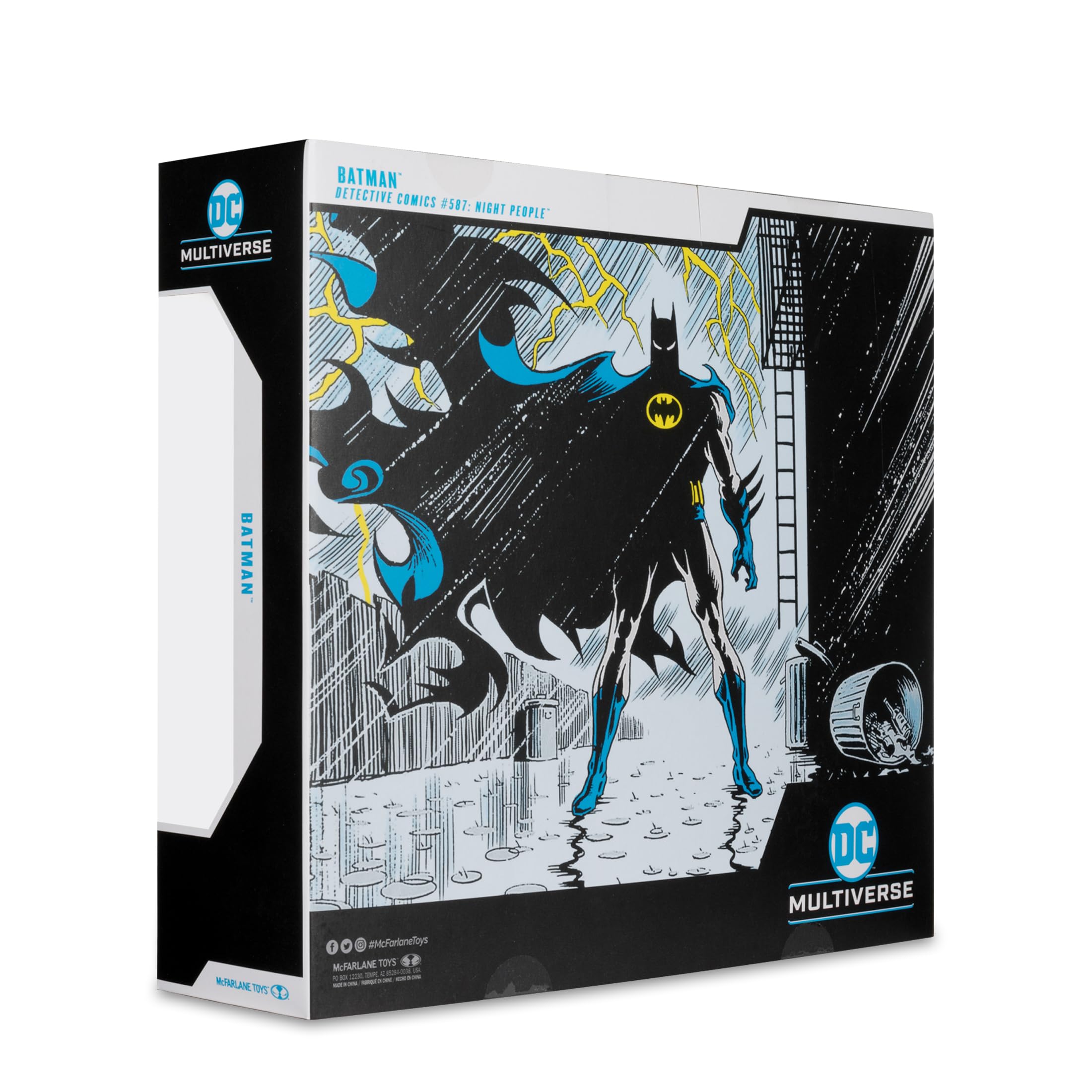 DC Multiverse Batman (Detective Comics #587: Night People) 17,8 cm Action Figure Gold Label McFarlane Toys | DC Multiverse Night People 17,8 cm Action Figure Deluxe Esclusiva - Detective Comics 587 Batman Gold Label