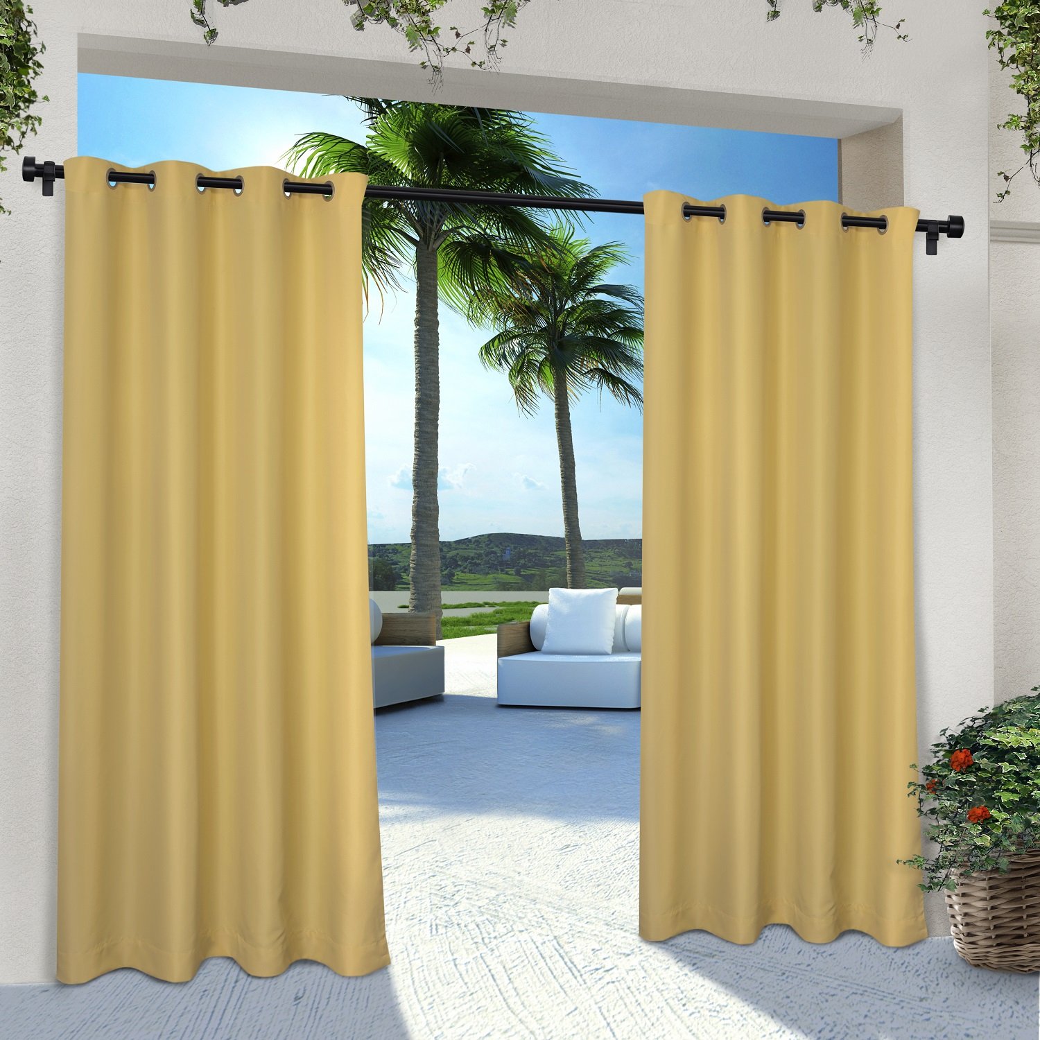 Yellow Curtains Amazon Curtains & Drapes