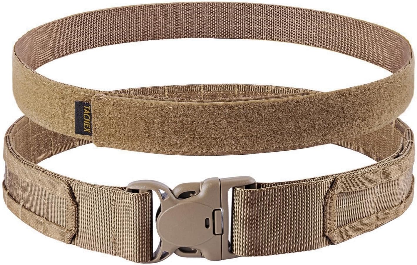 2" MOLLE Duty Belt w/ 1.5" Inner Belt Tactical Gear Holster Utility Carry Belt Range Battle Competition Equipment Belt