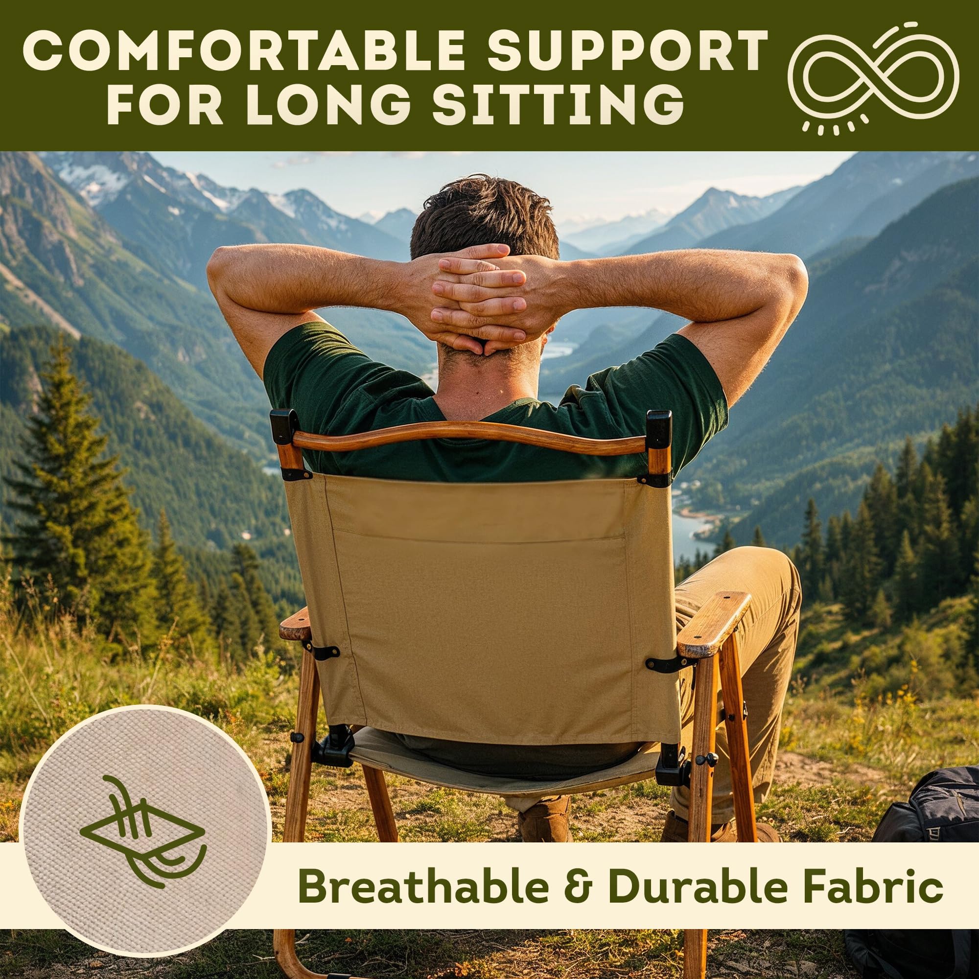 Amazon.com: ABC PACK & SUPPLY Folding Camping Chair for Adults
