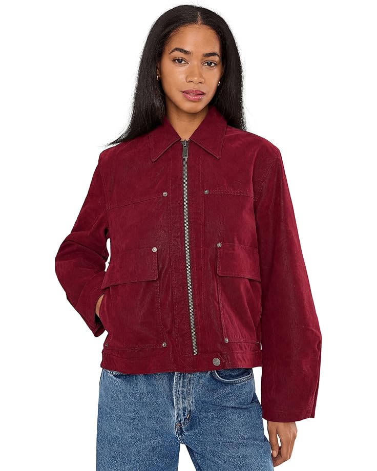 Free People We The Free Blair Vegan Suede Jacket - Main View