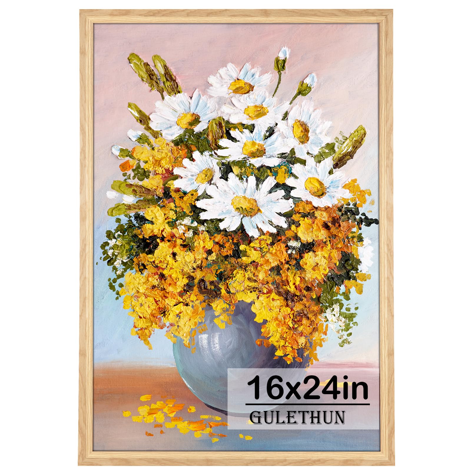 Amazon.com - GULETHUN 16x24 Picture Frame, Natural Wood Poster