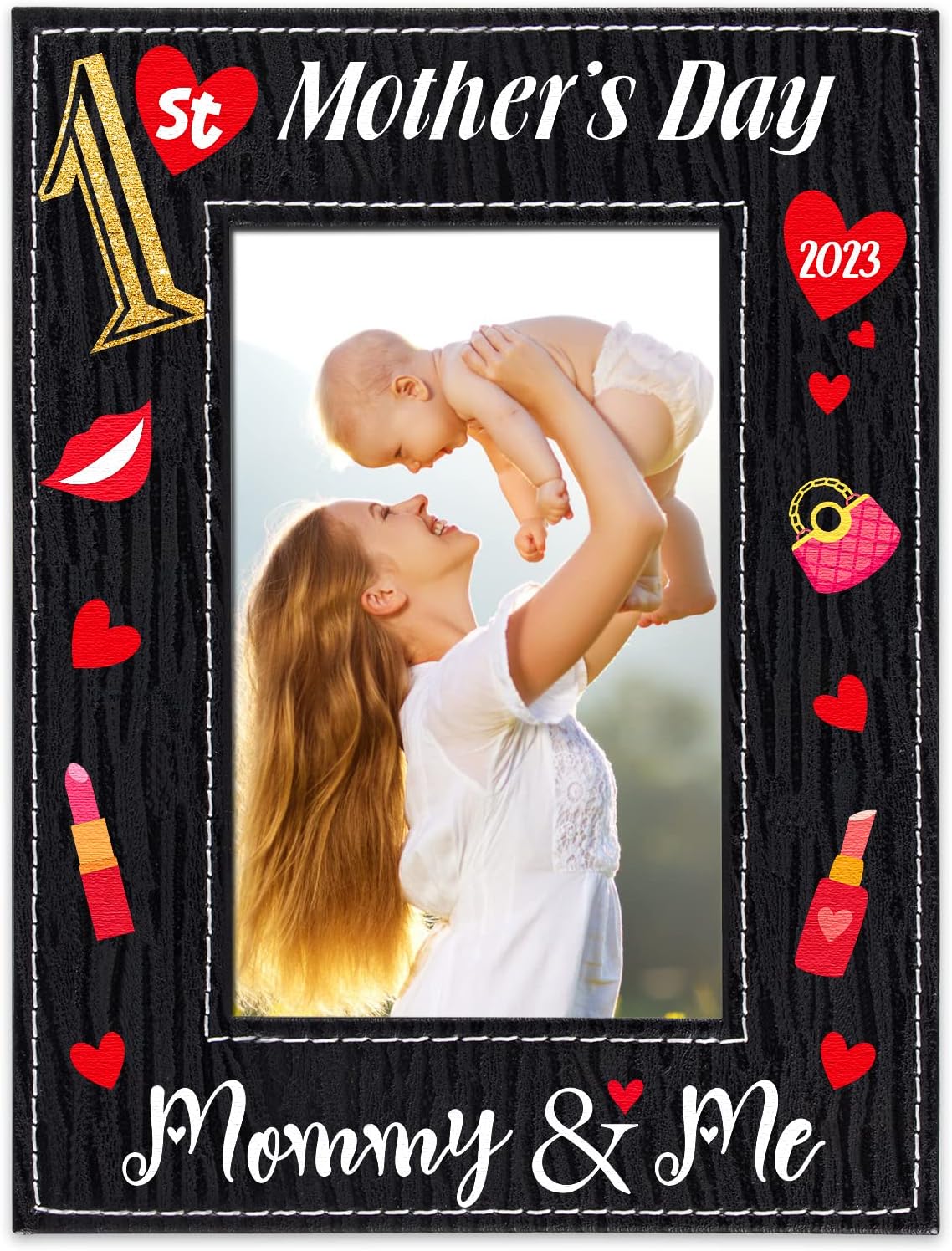 PETCEE First Mothers Day Picture Frames for Mom Baby Mommy