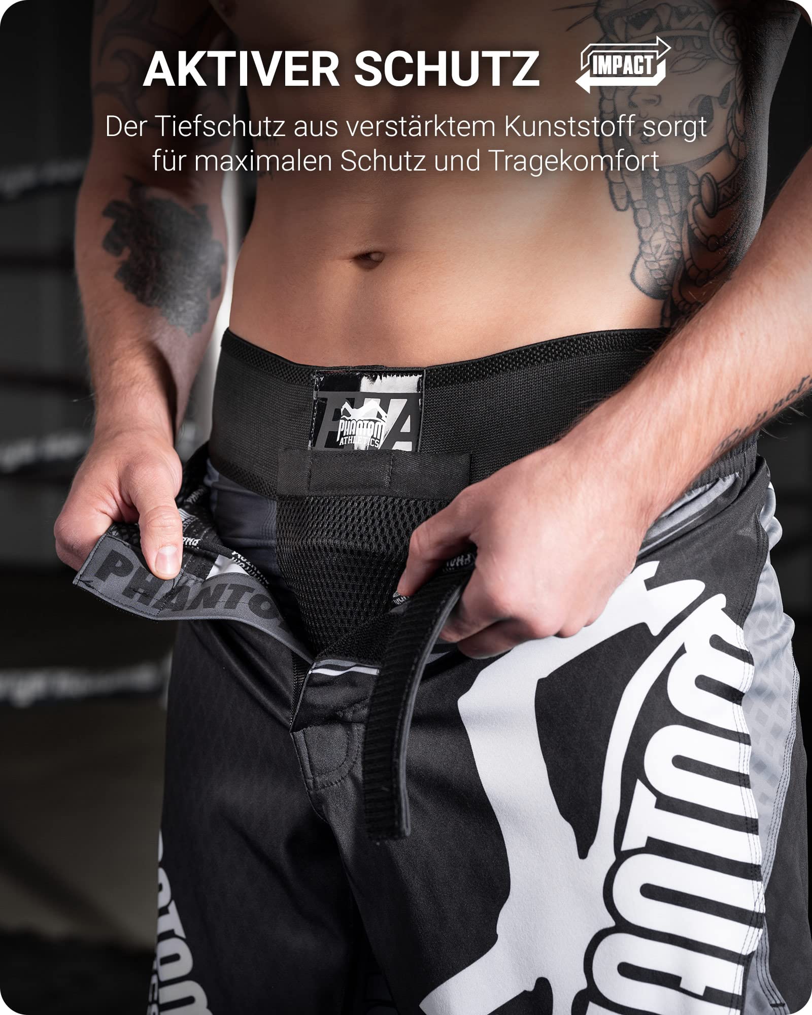Phantom Tiefschutz - Herren Suspensorium für Kampfsport | Boxen, MMA, Muay Thai