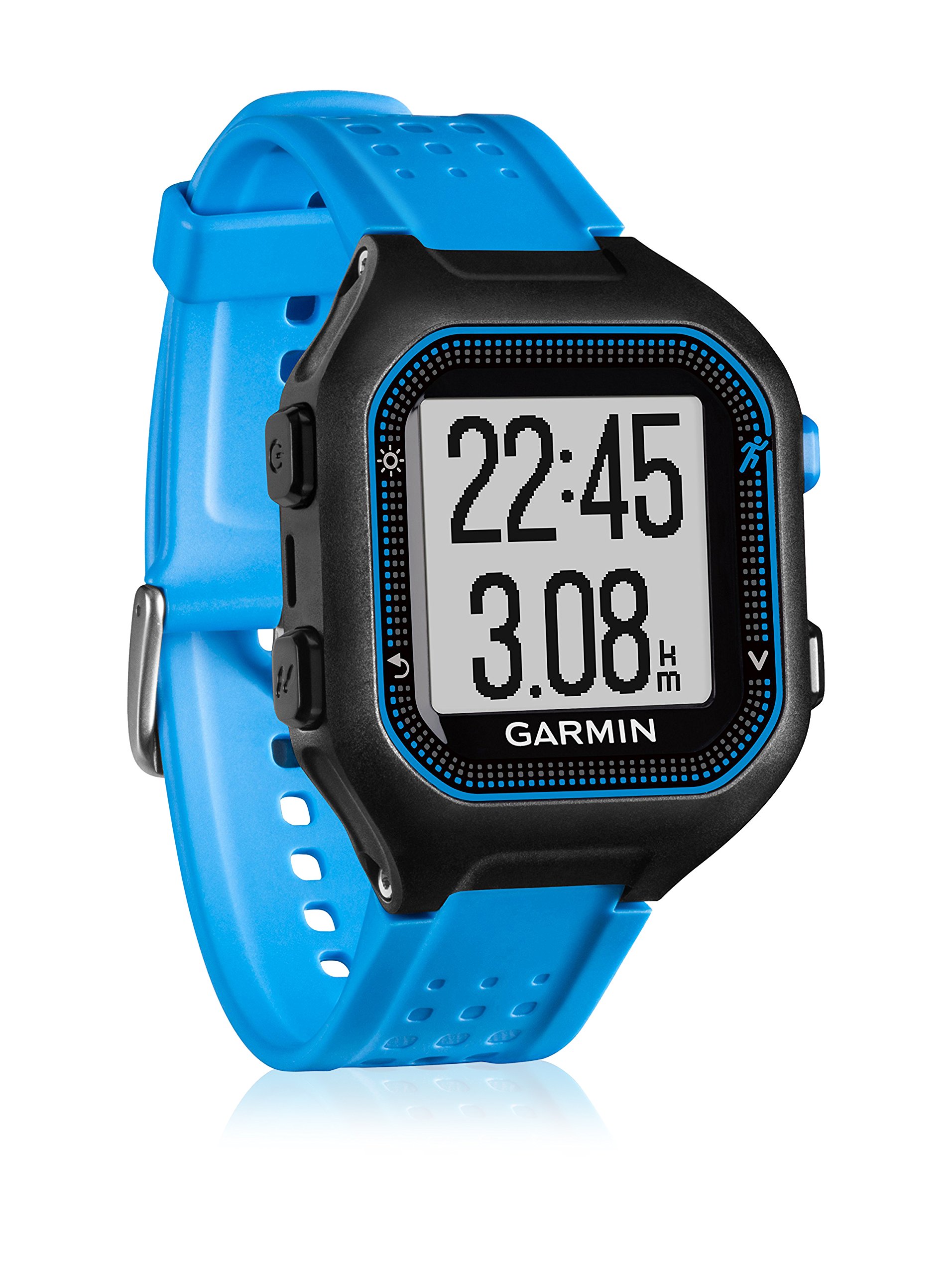 Garmin Forerunner 25 Large GPS Running Watch, Black/Blue
