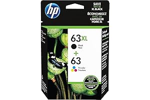 HP 63XL Color Ink - 2 pack for HIGH QUALITY PRINTING