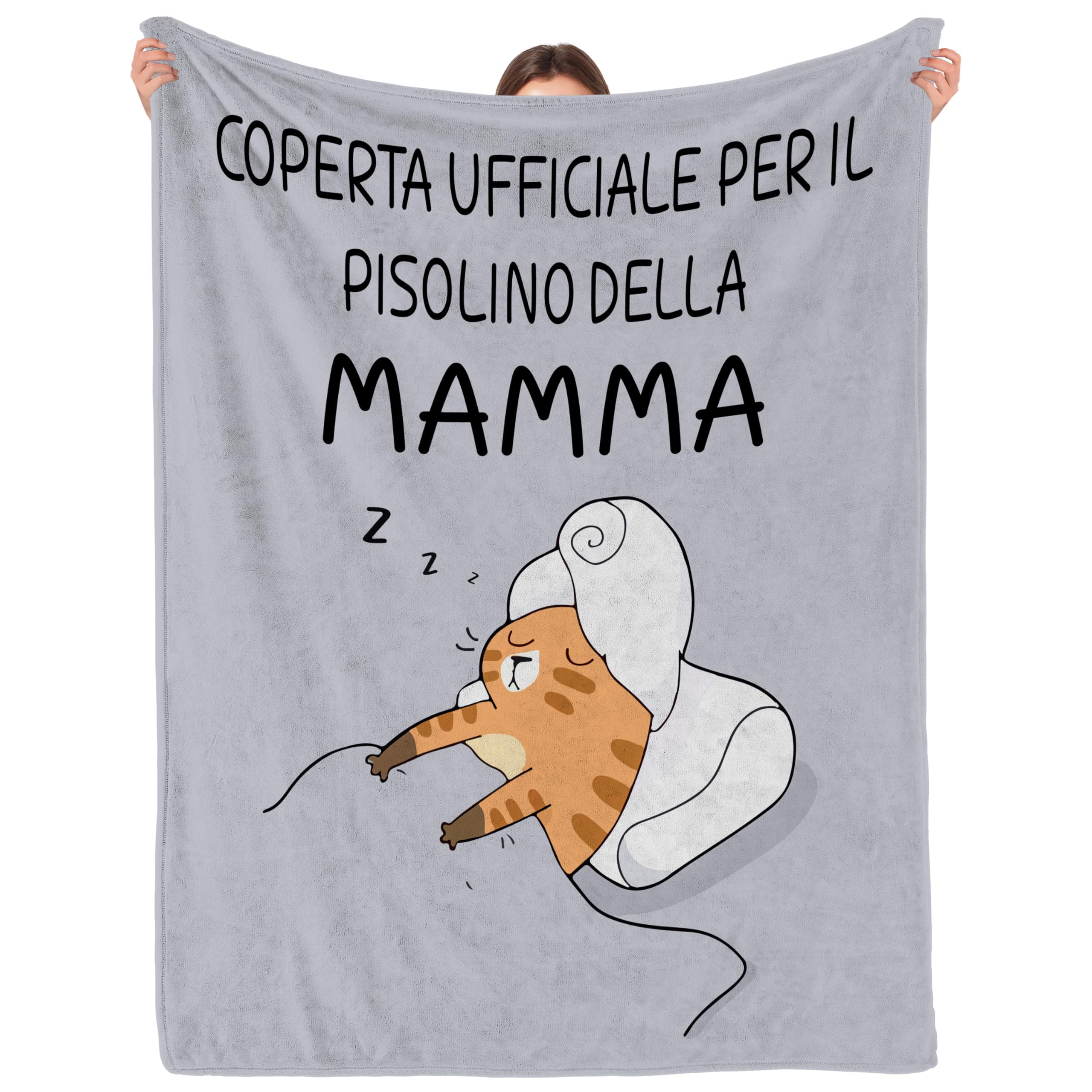 Merclix Festa Della Mamma Idee Regalo Flanella Coperta 130x150cm Regalo Mamma Compleanno Regali Natale Donna Divertente
