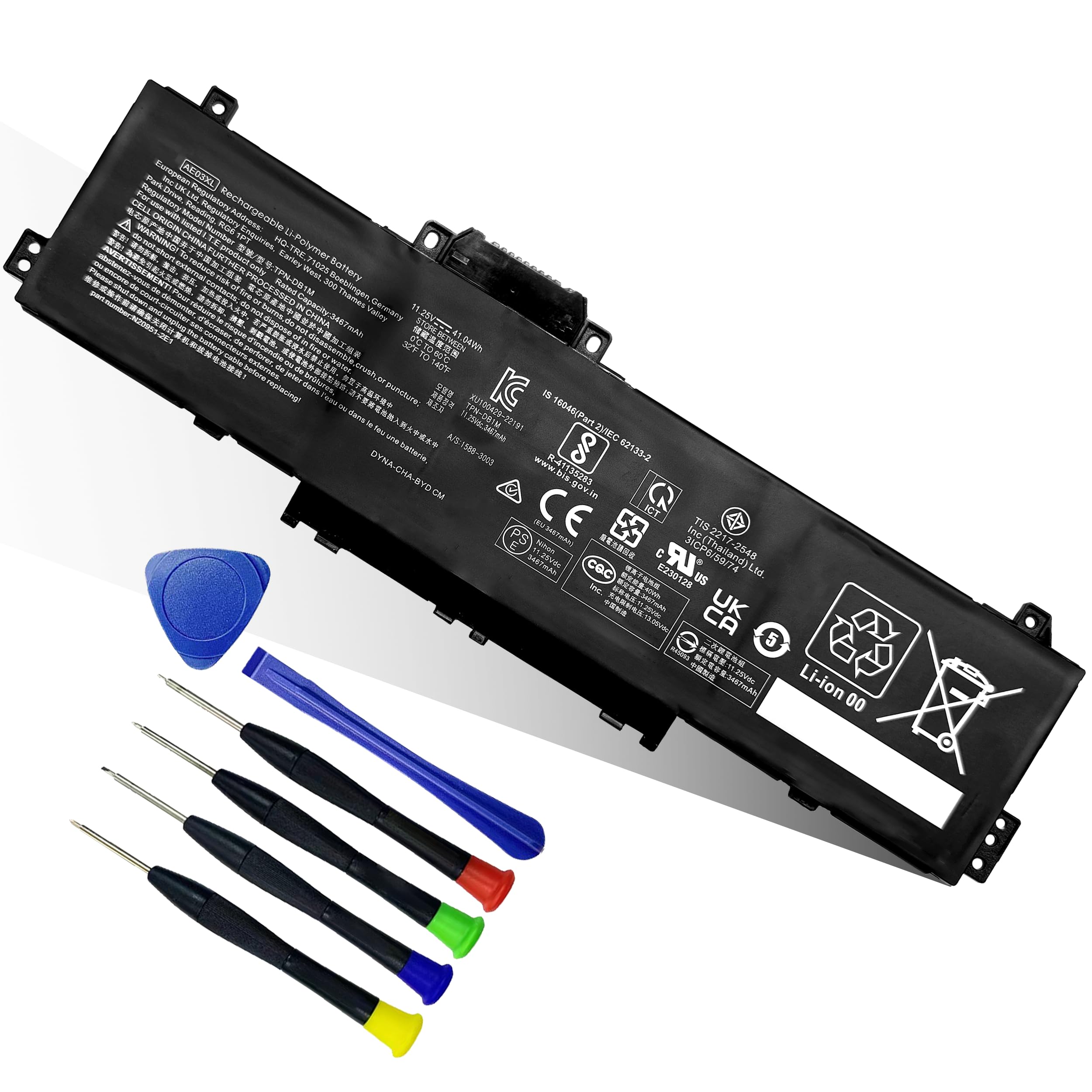 Amazon.com: bossfulton 41.04Wh AE03XL N21969-005 Battery