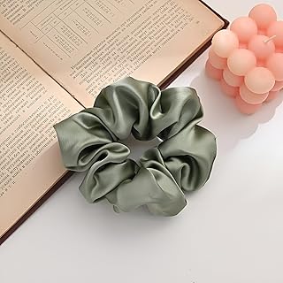 Silk Hair Ties - Soft, Stretchy, and Comfortable Hair Accessories for Women and Young Girls, Perfect for Everyday Use and Styling (1Piece in the color shown)