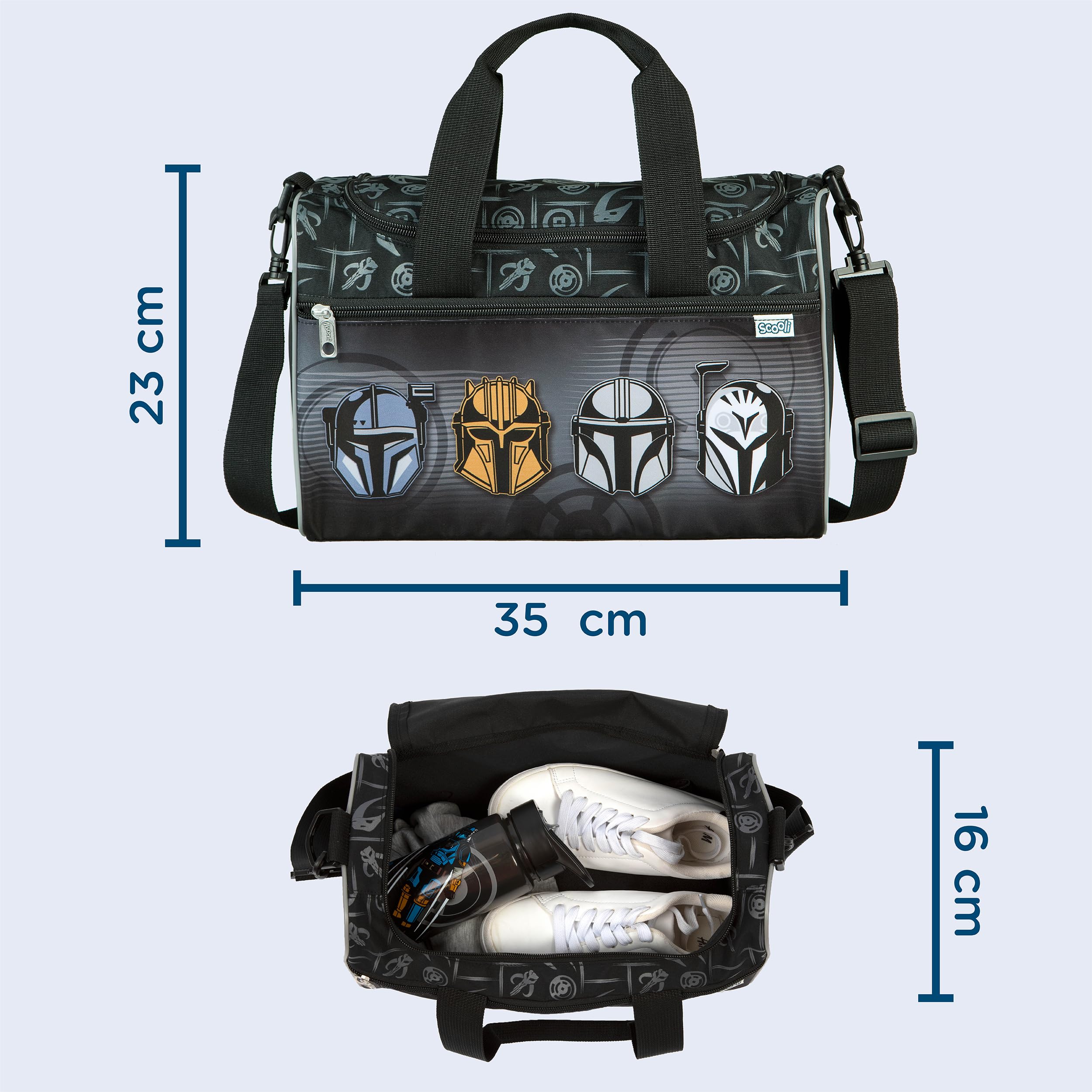 Scooli Children's Sports Bag, Black