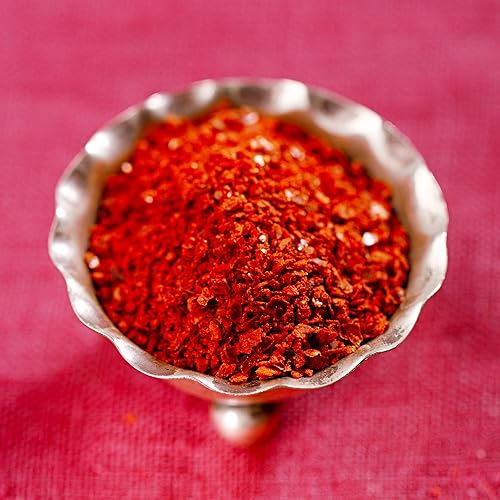 Miniatura 7 de The Spice Lab Aleppo Chile Flakes Gourmet triturado de pimiento rojo (tarro francés) OU Kosher sin gluten sin transgénicos todo natural  Mezcla de