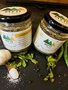 MYTI NATURALS Pahadi Salt GARLIC Flavour | Local Basil | Flavoured Herb Salt | 125g | Traditional and Authentic Pahadi namak | Himachal Seasoning| Himalyan Masala salt | Seasoning for Fruits, Salads, Raita, Chaach, Nachos, fries seasoning, Chutney, Pasta & Snacks | lahsuni and pudina namak | healthy gallery image