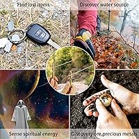 Vista 7 de Dowsing Rods Copper, 2PCS Divining Rods - Solid Copper and Brass With Gift Box and Bag - Detect Gold, Water, Ghost Hunting, Locating Lost Items