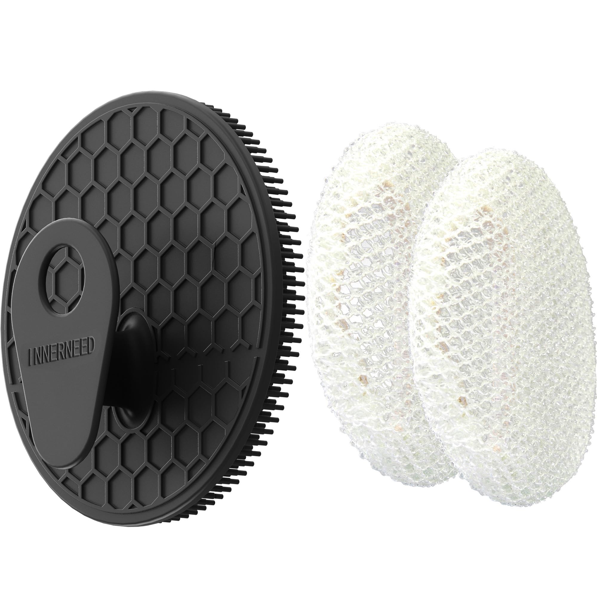 Soft Silicone Body Scrubber - Black -13 Soft Silicone Body Scrubber - Black -13