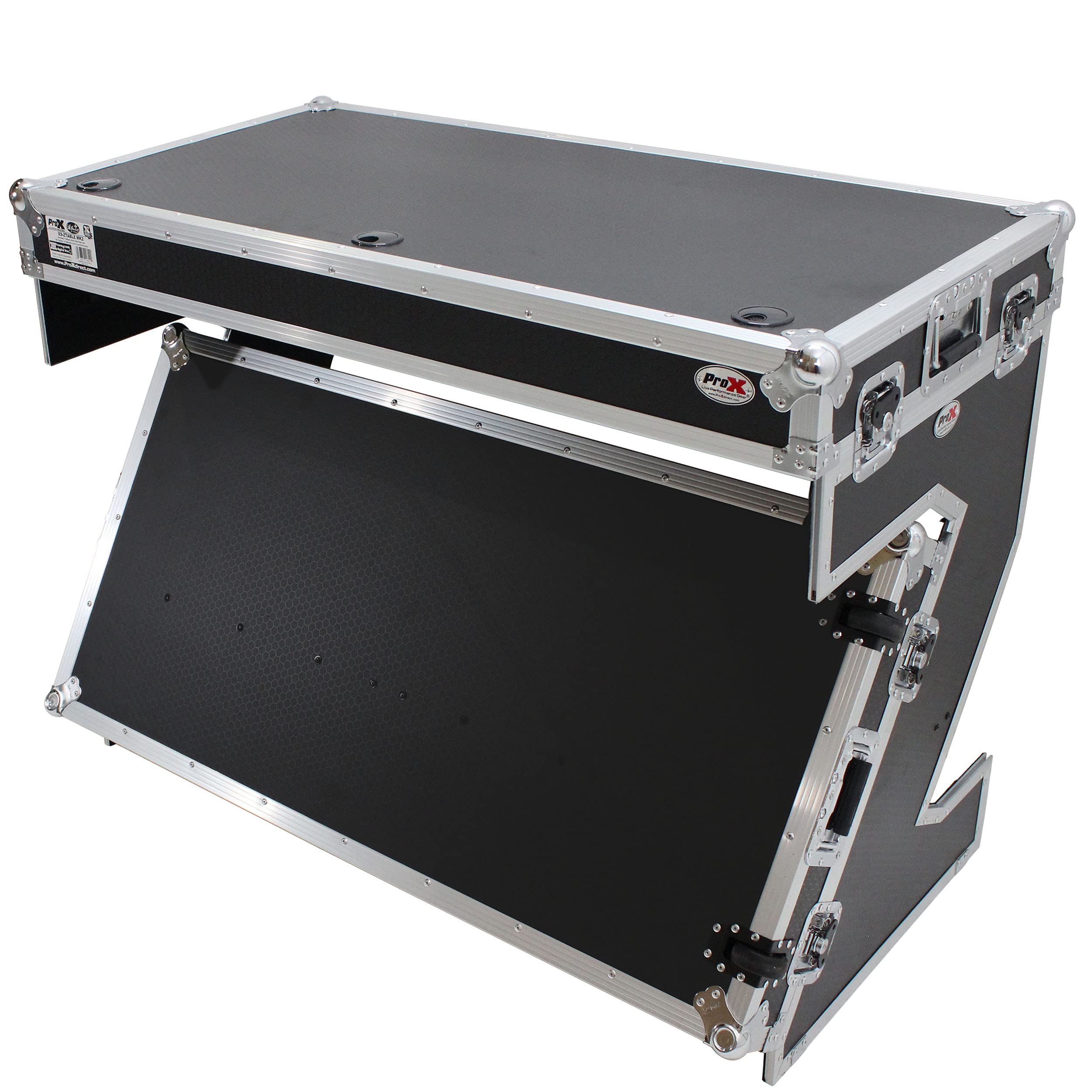 Prox DJ Z-Table Ultimate Portable Workstation/Flight Case Table