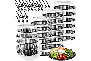 Tessco Disposable Serving Trays with Lids: The Ultimate Convenience for Gatherings