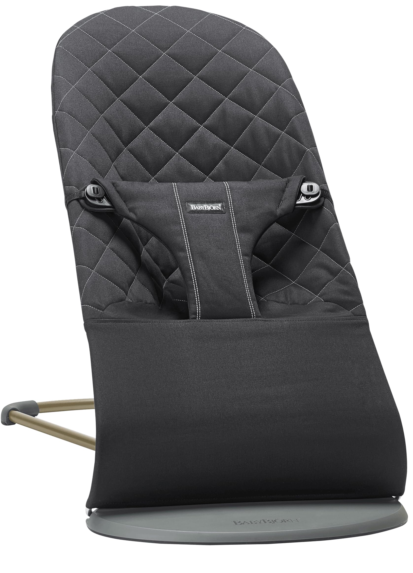 BabyBjörn Hamaca Bliss, Tejido, Acolchado clásico, Negro