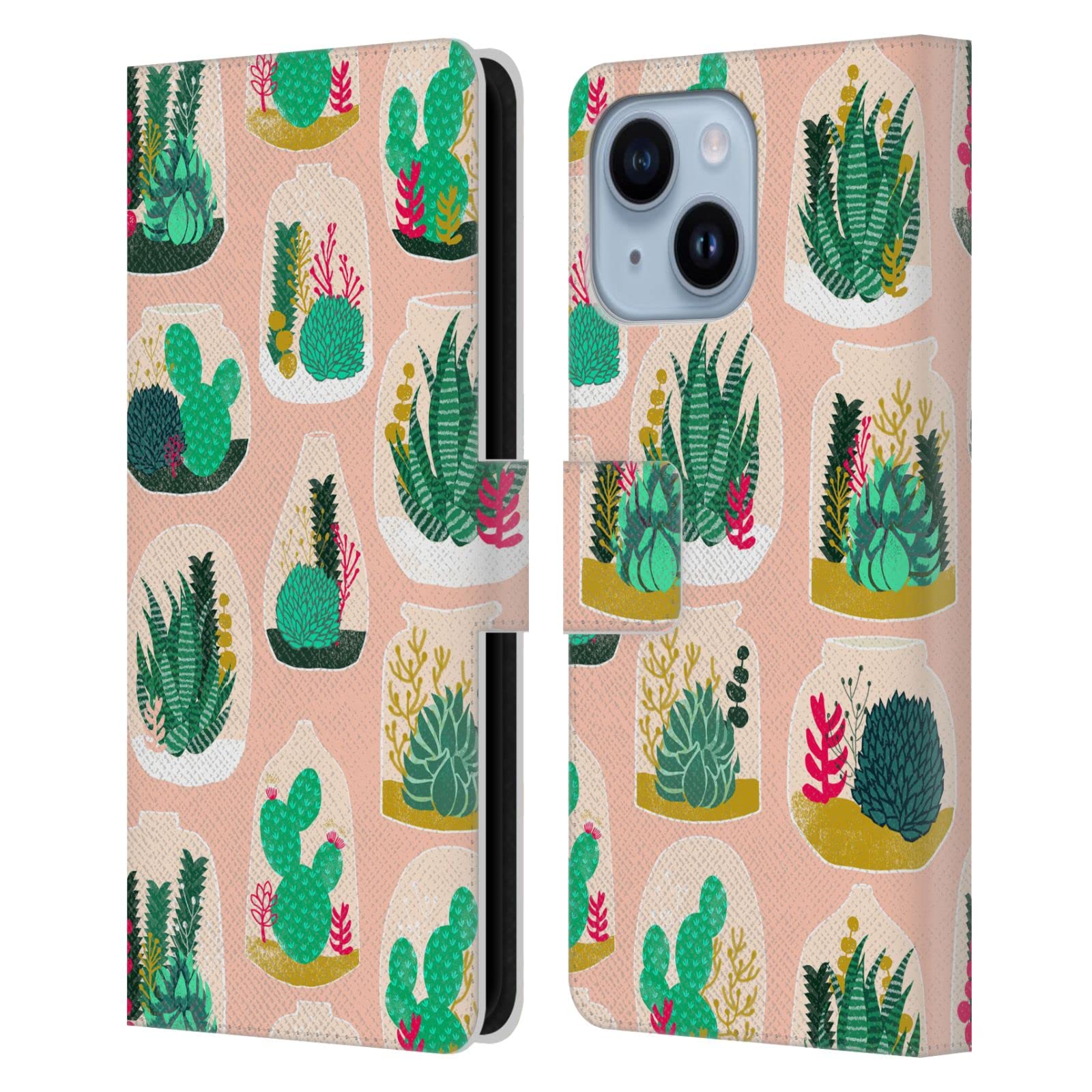 Étui portefeuille iPhone 14 Plus Head Case Designs Andrea Lauren Terrarium - 7